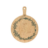 Kitchen Goods Bamboo Cutting Board with Wreat Print 32cm